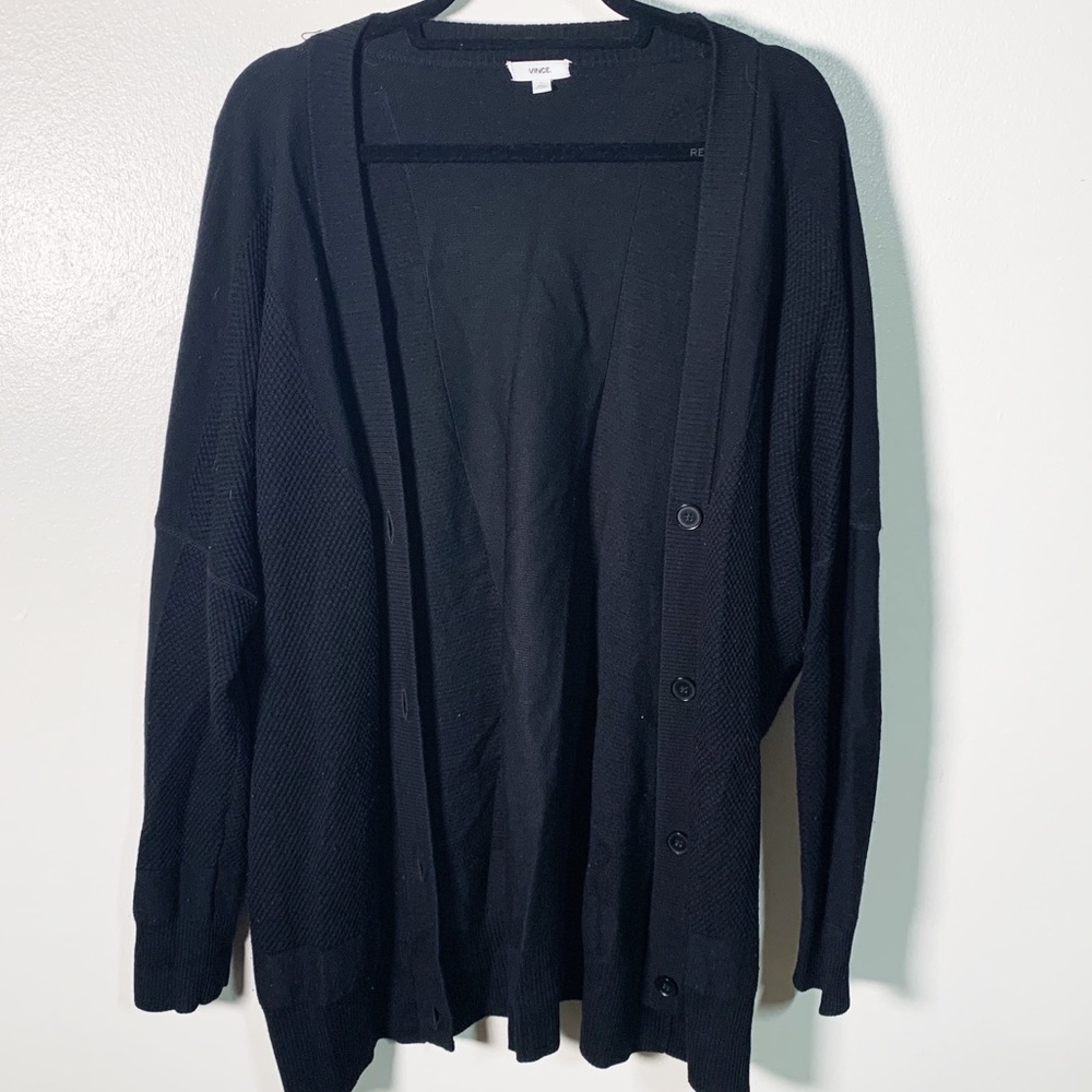 VINCE Button Down Cardigan